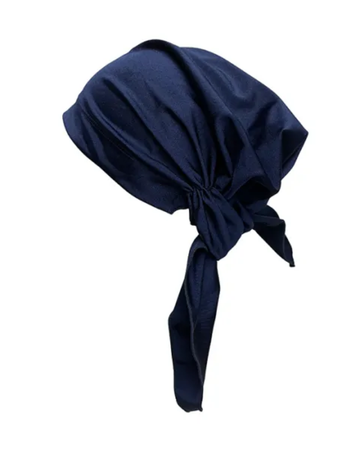 CVRGE Libby Navy Swim Pre-Tied Bandanna with Silicone Grip myselflingerie.com